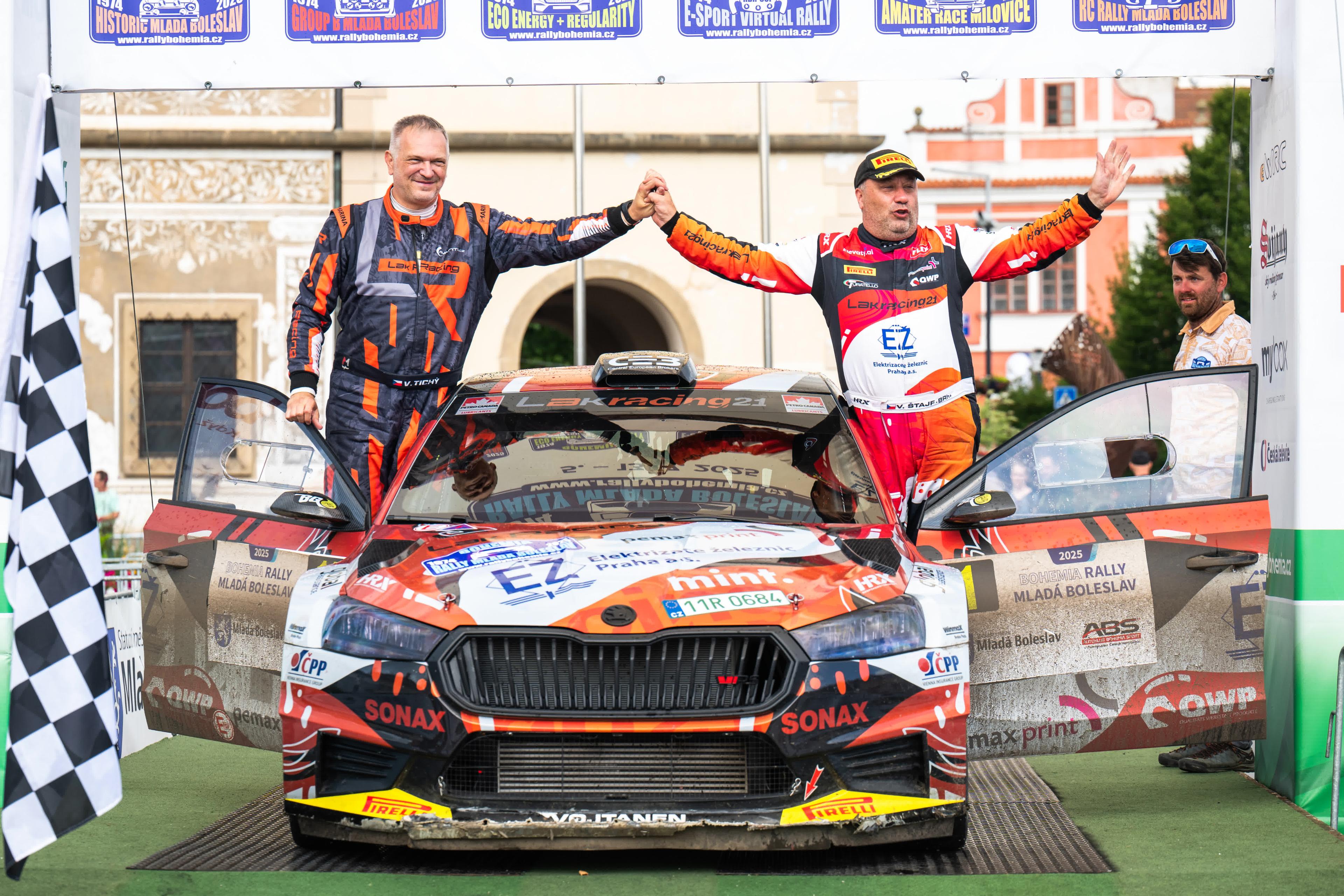 Na skvěle obsazené Bohemia Rally v top 10