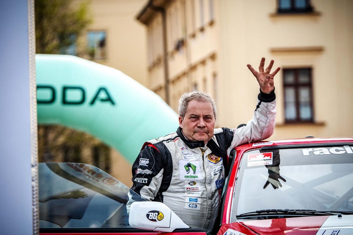 Na Elbu s navigátorem Vladimírem Zelinkou